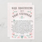 ヴィンテージストーリーブックページ赤ちゃんシャワー招待状 招待状 (正面/裏面)