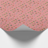 ヴィンテージストーリーブック子供部屋リームレッドライディングフード ラッピングペーパー (角)