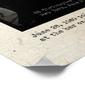 ヴィンテージストーンウォールインネバーポ忘れポスター ポスター (角)