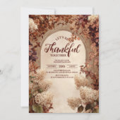 ヴィンテージストーンゲートウェイ感謝祭ディナー 招待状 (正面)