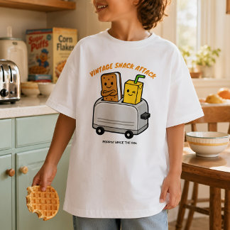ヴィンテージスナックアタック キッズTシャツ Tシャツ