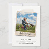 ヴィンテージスナップショット |写真カードを保存 セーブザデート (正面)