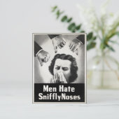 ヴィンテージスニッフィリーノーズ広告はがき ポストカード (スタンド正面)