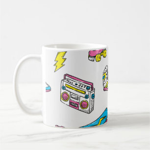 ヴィンテージスニーカー無線スケートボードテーマ コーヒーマグカップ