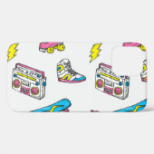 ヴィンテージスニーカー無線スケートボードテーマ Case-Mate iPhoneケース (裏面 (横))