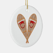 ヴィンテージスノーシュー セラミックオーナメント (右)