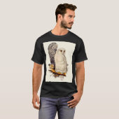 ヴィンテージスノーフクロウスケッチ Tシャツ (正面フル)