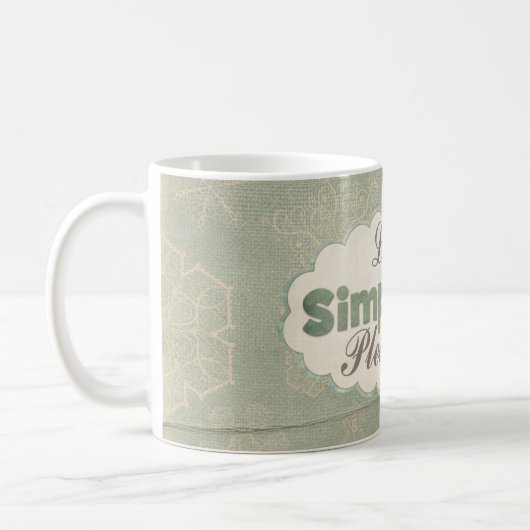 ヴィンテージスノーフレークアイススケートかわいい冬の引用文 コーヒーマグカップ (左)