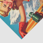 ヴィンテージスノーボードピンアップ 薄葉紙 (詳細)