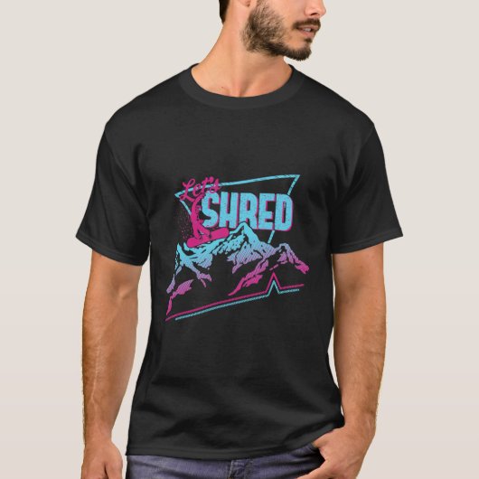 ヴィンテージスノーボード衣類80s 90sレトロスノーボード tシャツ (正面)