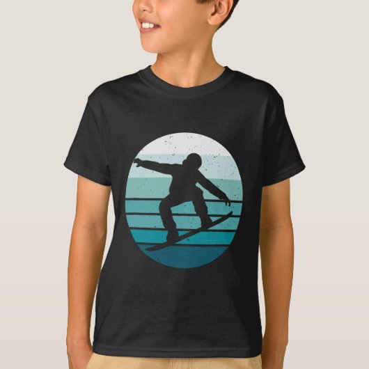ヴィンテージスノーボード Tシャツ (正面)