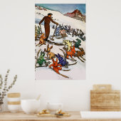 ヴィンテージスノー ポスター (キッチン)