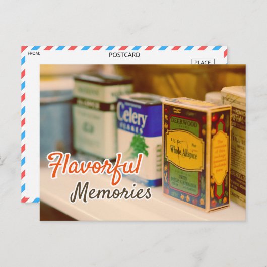 ヴィンテージスパイスティンス ポストカード (正面/裏面)