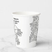 ヴィンテージスパイダーウェブハローウィンパーティ紙カップ 紙コップ (右)