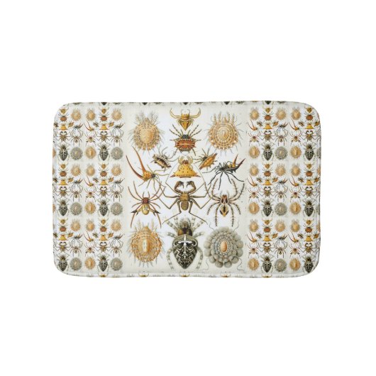 ヴィンテージスパイダーズまたはアラクナイズバイエルンスト・ヘッケル バスマット (正面)