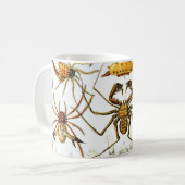 ヴィンテージスパイダーズまたはアラクナイズバイエルンスト・ヘッケル マグカップ (正面左)