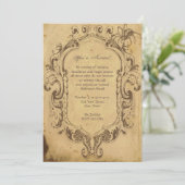 ヴィンテージスパイダーフレームハローウィンパーティ 招待状 (スタンド正面)