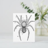 ヴィンテージスパイダー図 ポストカード (スタンド正面)