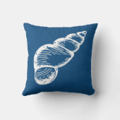 ヴィンテージスパイラルシーシェル装飾用クッション クッション (裏面)