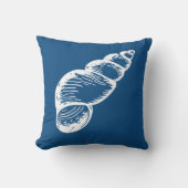 ヴィンテージスパイラルシーシェル装飾用クッション クッション (正面)