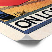 ヴィンテージスパベルギーカフェレストランアド ポスター (角)