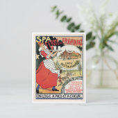 ヴィンテージスパベルギーカフェレストランアド ポストカード (スタンド正面)