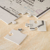 ヴィンテージスパルタンブルクSCの地図(1918) ジグソーパズル (側面)