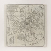 ヴィンテージスパルタンブルクSCの地図(1918) ジグソーパズル (横)