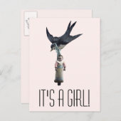 ヴィンテージスパローベビー 案内ポストカード (正面/裏面)