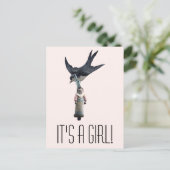 ヴィンテージスパローベビー 案内ポストカード (スタンド正面)