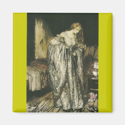 ヴィンテージスパークルドレスプリンセス マグネット (正面)