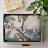 ヴィンテージスパーローズとブルーベリーの切り離し 薄葉紙 (ギフト)