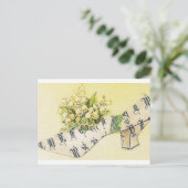 ヴィンテージスビクトリアンシーシンデレラスリッパ ポストカード (スタンド正面)