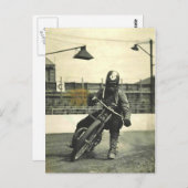 ヴィンテージスピードウェイ ポストカード (正面/裏面)