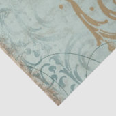 ヴィンテージスフランスのクリプトがEphemera Decompageをスクロール 薄葉紙 (詳細)