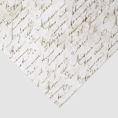 ヴィンテージスフランスのクリプト手書きグランジカーソル 薄葉紙 (詳細)