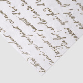 ヴィンテージスフランスのクリプト金ゴールドハーベスト・レター 薄葉紙 (詳細)