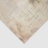 ヴィンテージスフランスのクリプト 薄葉紙 (詳細)