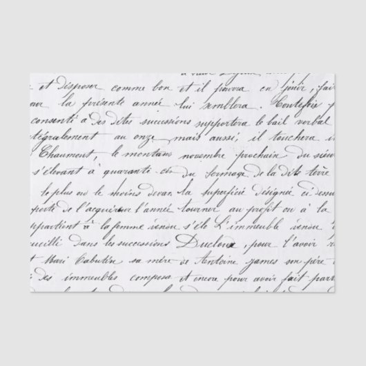 ヴィンテージスフランスのクリプト 薄葉紙 (正面)