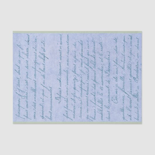 ヴィンテージスフランスのクリプト 薄葉紙 (正面)