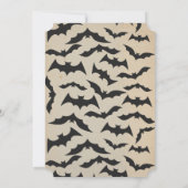 ヴィンテージスプクトカクティー成人ハローウィンパーティ 招待状 (裏面)