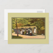 ヴィンテージスプルースログパーマーパークデトロイト ポストカード (正面/裏面)