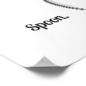 ヴィンテージスプーンアートプリント ポスター (角)