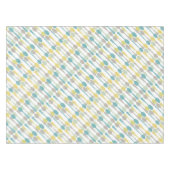 ヴィンテージスプーンパターンカスタム任意の背景色 テーブルクロス (正面(横))