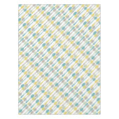 ヴィンテージスプーンパターンカスタム任意の背景色 テーブルクロス (正面)