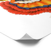 ヴィンテージスペインのガール伝統的ドレス ポスター (角)