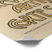 ヴィンテージスペインのサークル広告 ポスター (角)