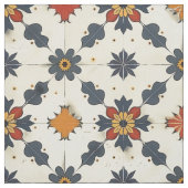 ヴィンテージスペインのタイルパターン ファブリック (見本)