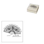 ヴィンテージスペインのファカスタムンの手書き名帳 ラバースタンプ (押印)