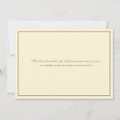 ヴィンテージスペインのベビーカトリックフローラ聖なる書物、 経典Inv 招待状 (裏面)